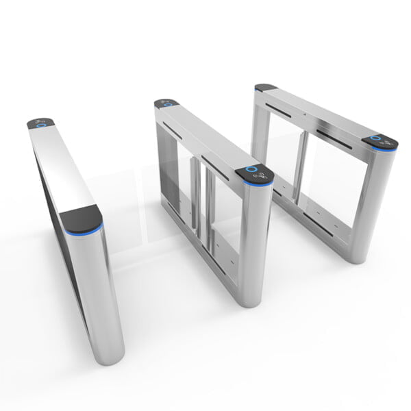 Brushless Motor Fast Speed Swing Gate Turnstile For Indoor Airport