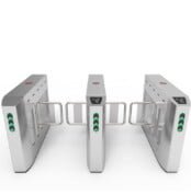Community Entrance Wide Lane Speed Gate for Electric Bicycle and Wheelchair Pass Handicapped Swing Gate Turnstile