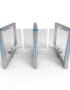 Exhibition Halls Entrance Access Control Turnstile Auto Swing Gate