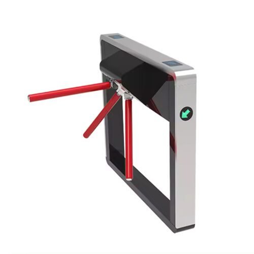 GYM Tripod Turnstile Gate for Biometrics Door Access QR Code