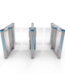 High Speed Turnstile Gate Swing Barrier RFID QR Code Reader