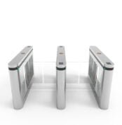 Hot Selling Intelligent Retractable Swing Barrier Gate Turnstile For Government Office Buildings
