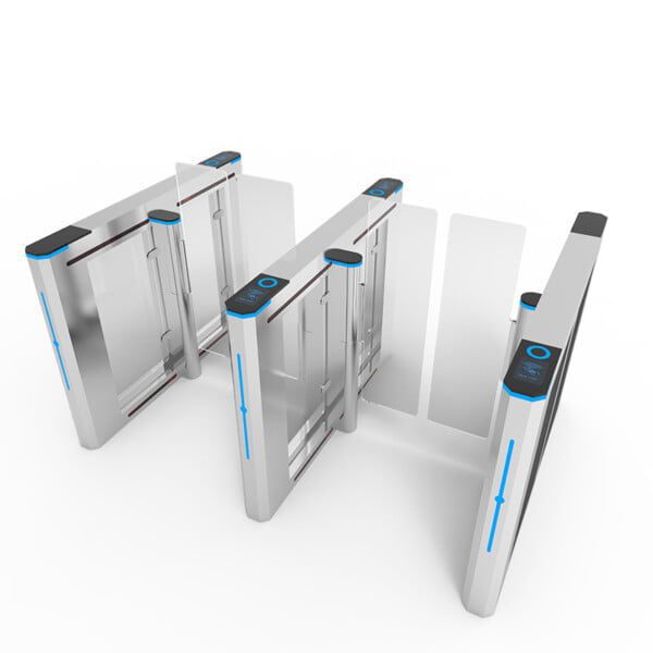 New Design Cylinder Shape RFID Card Access Control Speed Gate For Office