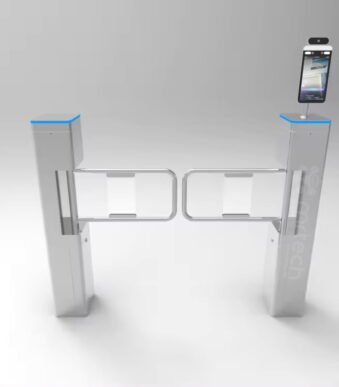 New Slim Barrier Gate ID Card Face Recognition Temperature