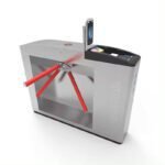 Electronics Tripod Turnstile for QR Scanner Face Recognition