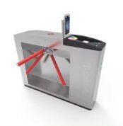 Electronics Tripod Turnstile for QR Scanner Face Recognition