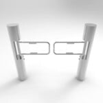 RFID Card and QR Code Reader New Cylindrical Swing Turnstile