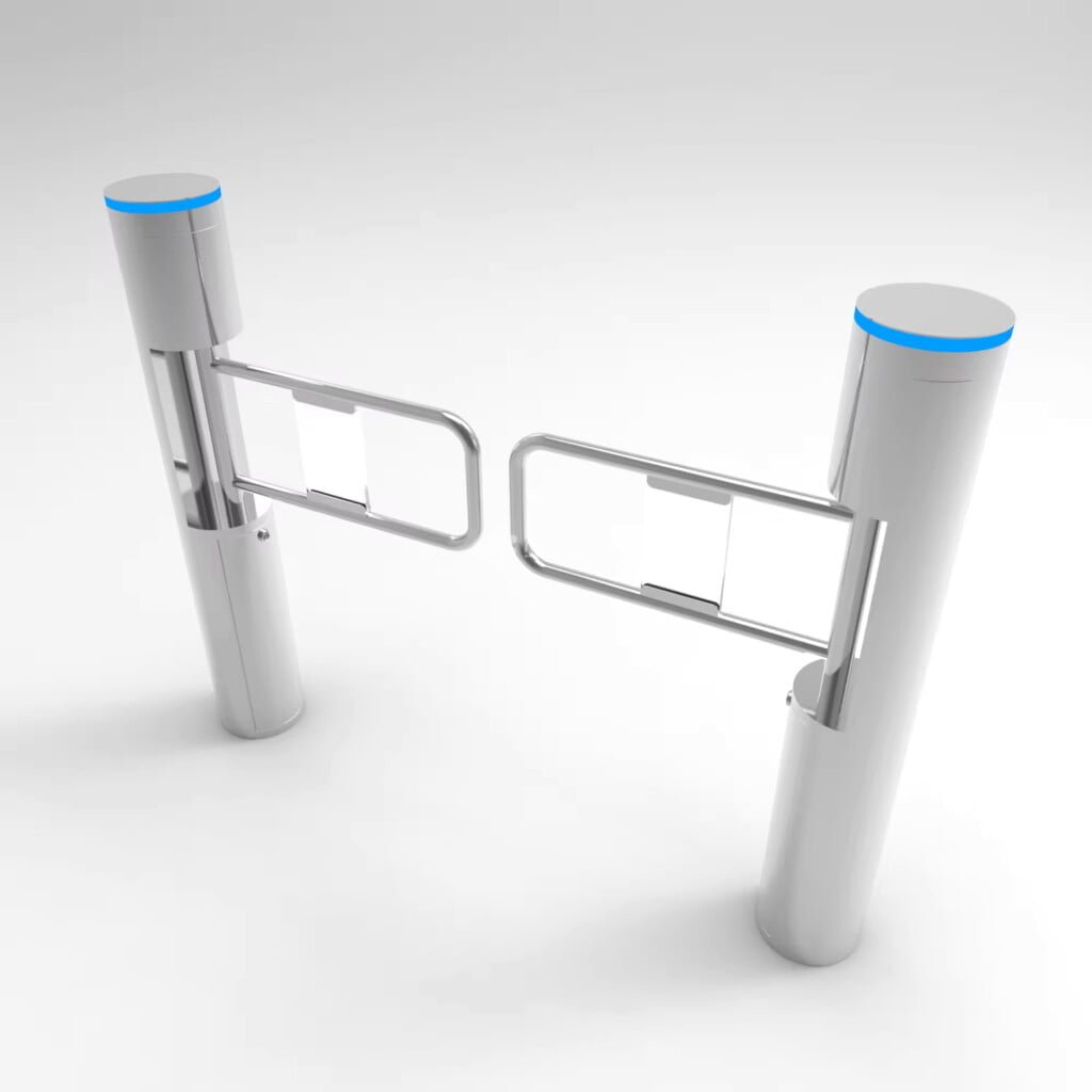 RFID Card and QR Code Reader New Cylindrical Swing Turnstile