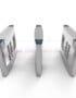 School, College, Effective Customized Swing Turnstile Gate With RFID Card Fingerprint