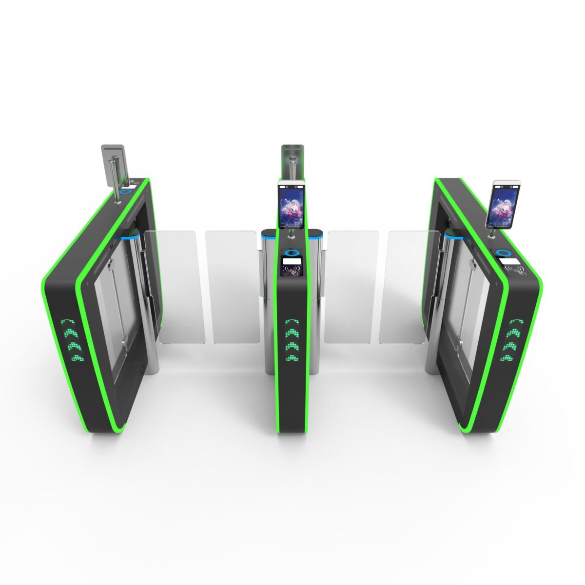 Security Entrance Staff and Visitors Pedestrian Speed Barrier Turnstile Gate