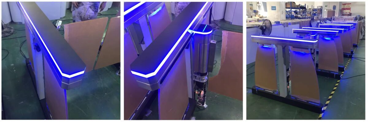 Servo Motor Speed Turnstile Gate  304 Stainless Steel Factory Price