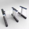 Servo Motor Speed Turnstile Gate  304 Stainless Steel Factory Price