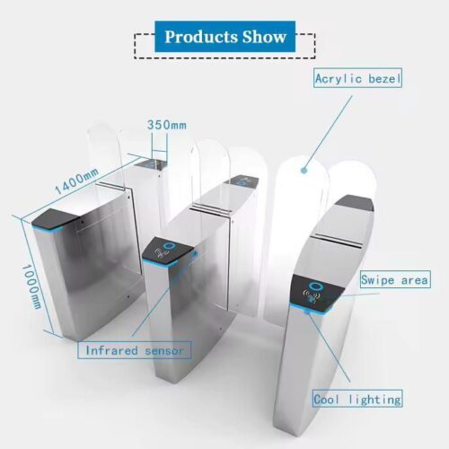 Sliding Turnstile Gate RFID Access Control System Price