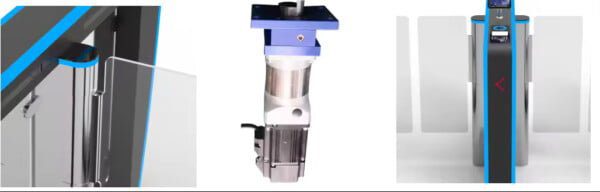 Smallest Dc Brushless Motor Swing Barrier Acrylic Speed Gate 2