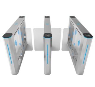 Speed Gate Custom Acrylic Arc-Shaped Metro Stations Swing Barrier