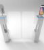 Supermarket Entrance Swing Barrier Turnstile Access Control