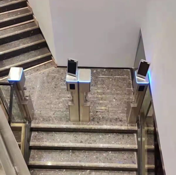 Supermarket Entrance Swing Barrier Turnstile Access Control