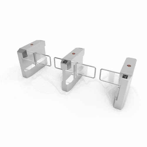 Waterproof Swing Turnstile RFID Card Bar Code Ticket Reader for Factory