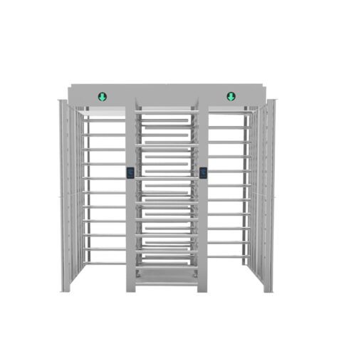 90 Degree Rotate Arm Full Height Turnstile Gate Semi Automatic