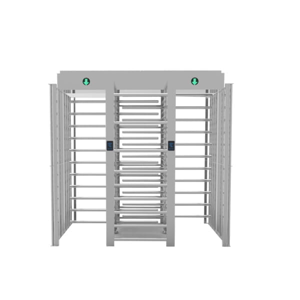 90 Degree Rotate Arm Full Height Turnstile Gate Semi Automatic