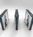 Acrylic Double Wing Brushless DC 24V Motor Flap Barrier Turnstile Gate for School