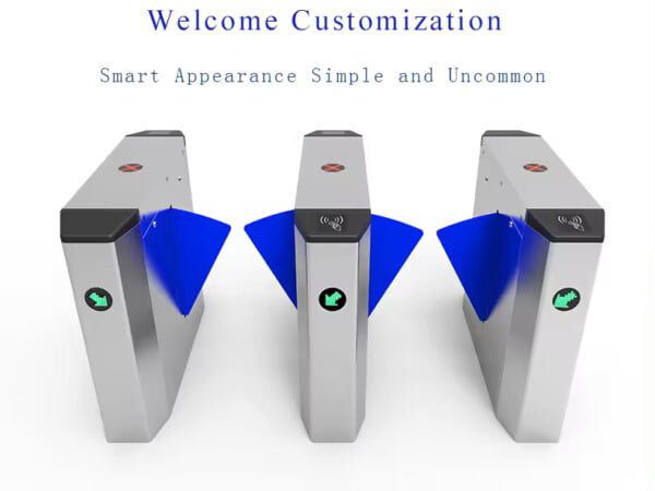 Durable Retractable Flap Barrier Access Control System Security Gate
