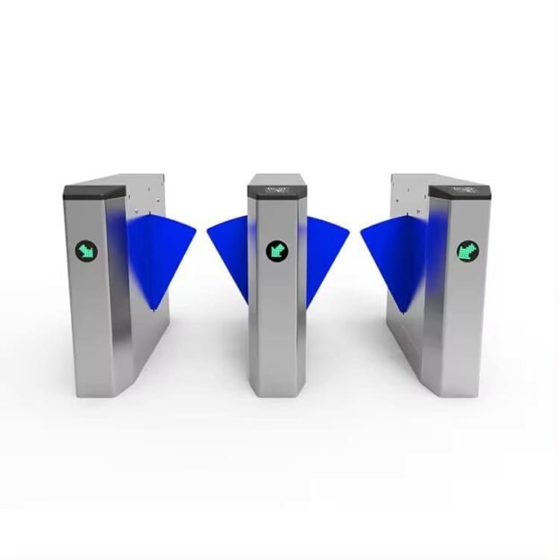 Durable Retractable Flap Barrier Access Control System Security Gate