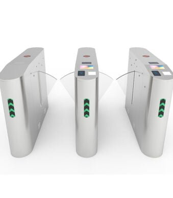 Entrance Access Control Multi-function Ticketing System Flap Barrier