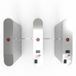 Entrance Access Control Multi-function Ticketing System Flap Barrier