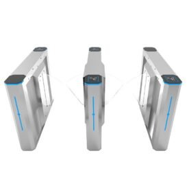 Entrance Fast Smart Gate Turnstile Outdoor Pedestrian Flap Barrier