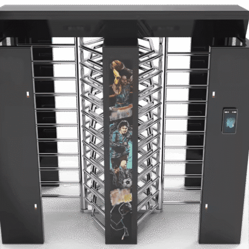 Face RFID Card Access Control System Stadium Full Height Turnstile