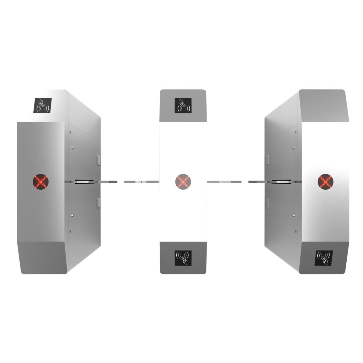 Infrared Anti Pinch Protection Smart Flap Barrier Electronic DC 24 Motor