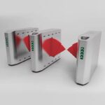 RFID Automatic Security Turnstile Access Control With Temperature Detect Subway