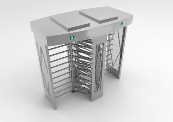 Semi Automatic Biometrics Turnstile Access Control System