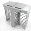 Semi Automatic Biometrics Turnstile Access Control System