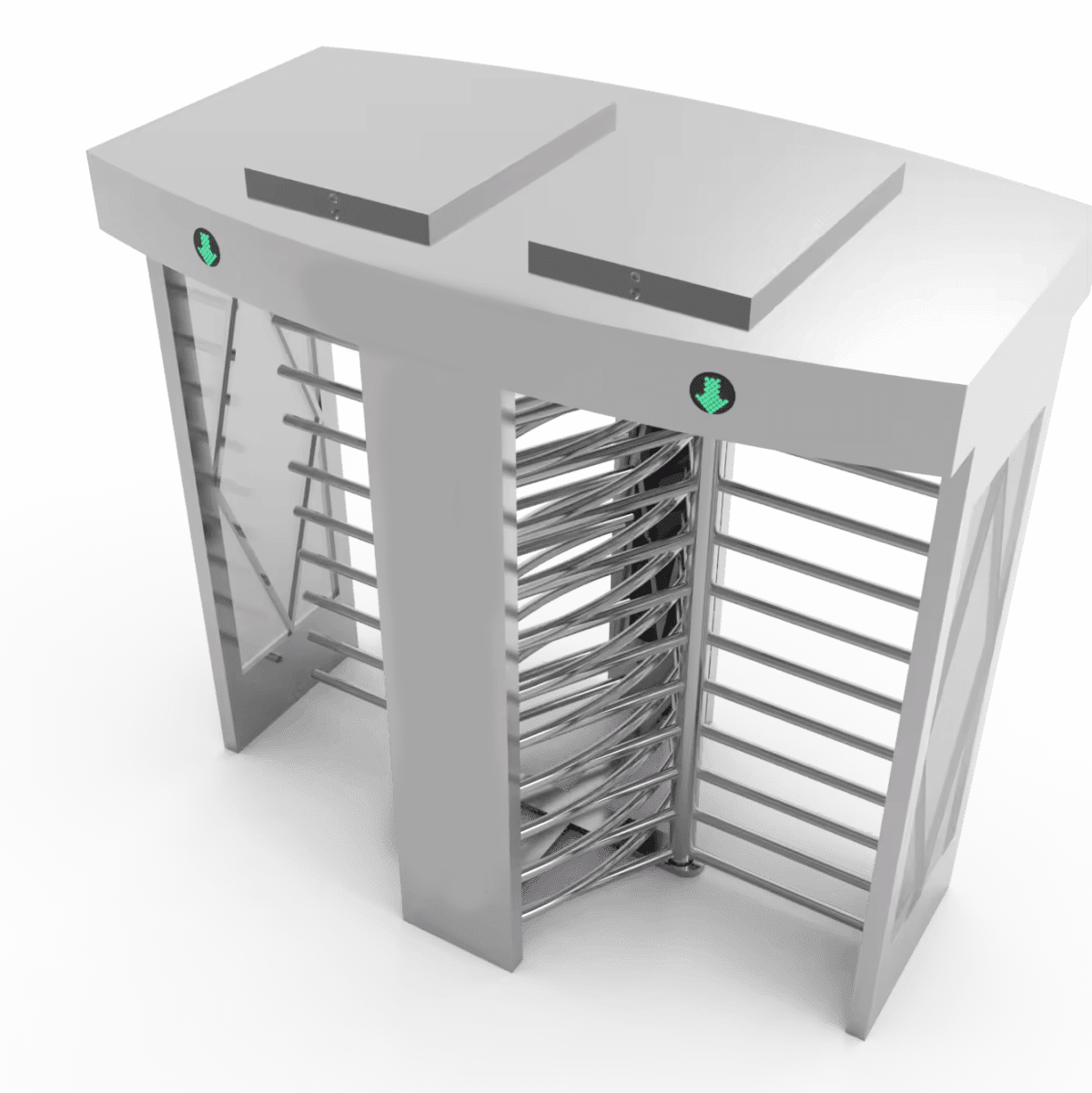 Semi Automatic Biometrics Turnstile Access Control System