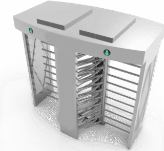 Semi Automatic Biometrics Turnstile Access Control System