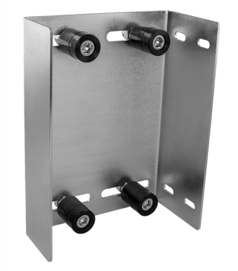 Adjustable Four Nylon Roller Guide Plate For Sliding Gate