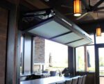 Beautiful Design Glass Sectional Overhead Bifold Garage Door