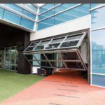 Beautiful Design Glass Sectional Overhead Bifold Garage Door
