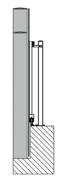 Cross track Cantilever Sliding Gate Hardware For Inclined Driveways