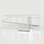 Cross track Cantilever Sliding Gate Hardware For Inclined Driveways