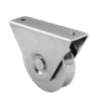 Double Bearing Sliding Gate V Grooved Wheel, External Support
