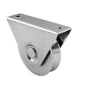 Double Bearing Sliding Gate V Grooved Wheel, External Support