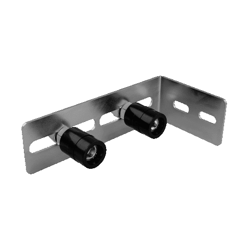 Adjustable Two Nylon Roller Guide Plate For Sliding Gate