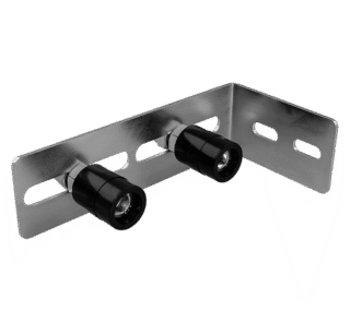 Two Roller Guide Plate With Soft Rubber Ring For Sliding Gate