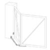 Twin Drive Trackless Bi Folding Swing Gate Hardware Set