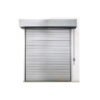 gi powder coated rolling shutter door with gear box motor