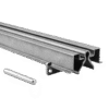 „O“ Profile Guide, Concreted, With Side Walls For Sliding Gates Track