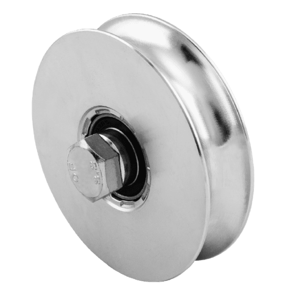 Single Bearing O Grooved Wheel For Sliding Gates